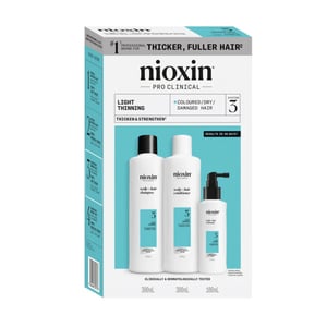 NIOXIN SYSTEM KIT 3 LOYALTY KIT FOR COLOUR TREATED HAIR WITH LIGHT THINNING
